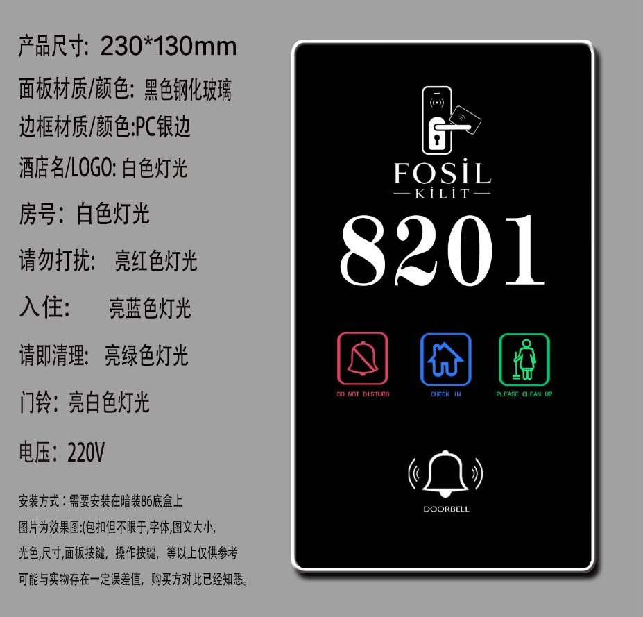 8201 vertical DND panel
